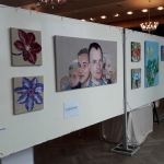 Fast fertig aufgehängt